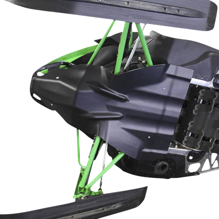 Bukskydd Skinz Svart - Polaris 600 Rush LX 2011-2011