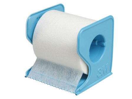 Micropore Kirurgisk tape med dispenser, 5 cm x 9.1 m, hvit, 6 stk.