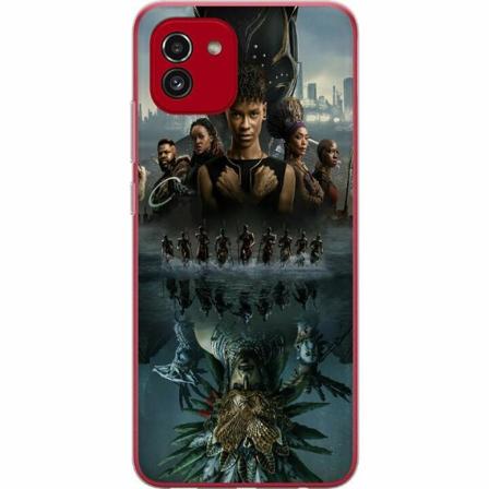 Samsung Galaxy A03 Genomskinligt Skal Wakanda Forever : Black
