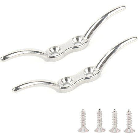 4 stk Marine Maskinvare Ståltau Klemmer Kraftige Tau Klemmer Rustfritt Stål Marine Dekk Båt Fortøyningsklemmer