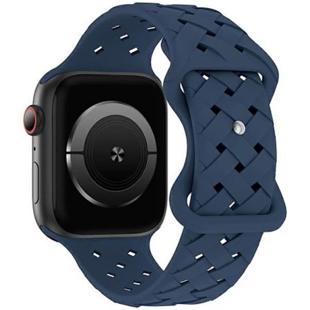 Beline Apple Watch (38/40/41mm) Armbånd Silikone Vævet - Blå