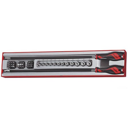 Teng Tools FLEX Skruvmejselhandtagssats 41 delar, Handverktyg