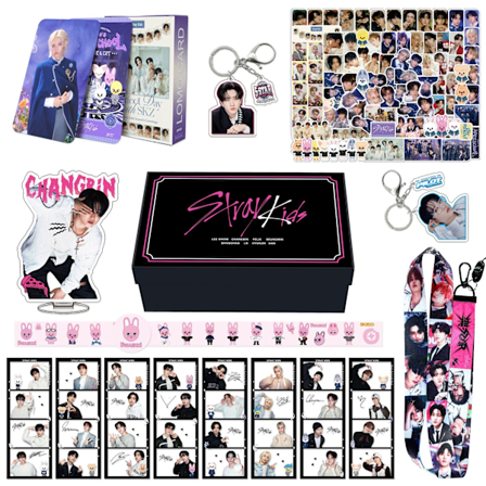 CHANGBIN presentask FELIX tillbehörssats bokmärke litet kort klistermärke presentpaket