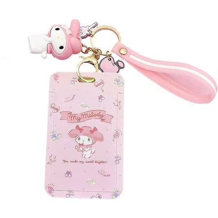 Nøkkelringkort ID-holder Anime Nøkkelring Kuromi Cinnamoroll PomPomPurin--My Melody