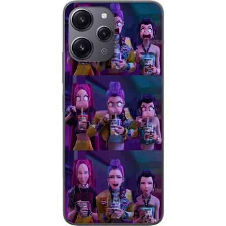 Kompatibelt Mobilskal till Xiaomi Xiaomi Redmi 12 Demon Hunters KPop figur med mörk aura