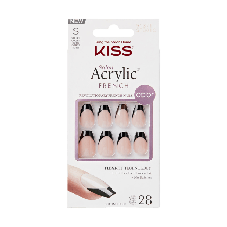 Kiss Acrylic French Naglar Lösnaglar & dekoration Unisex 28 PCS