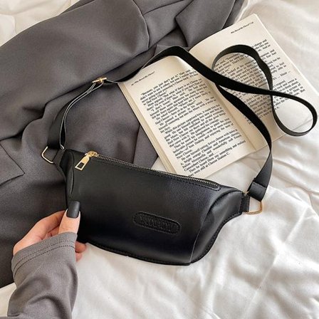 Midjebältesväska Fanny Pack SVART - spot sales