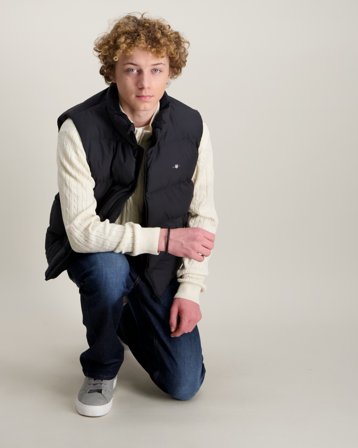 GANT SHIELD PUFFER VEST Sort Jakker Dreng - Kids Brand Store