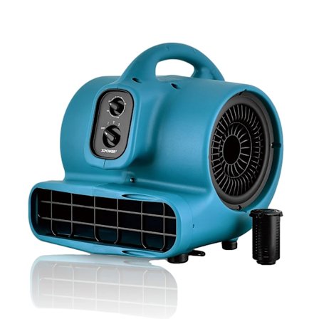 XPower Luftflyttare, 350W Effekt, Justerbar Luftström,P-450T