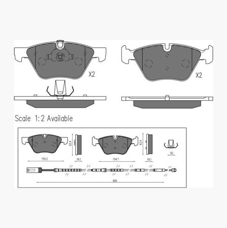 Bromsbelägg - Biltema