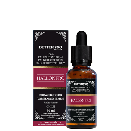 Better You Kallpressad Hallonfröolja 30 ml