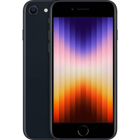 iPhone SE 2022 (3rd Generation) 5G 64GB - 1 År Garanti Begagnad i Nyskick - Svart