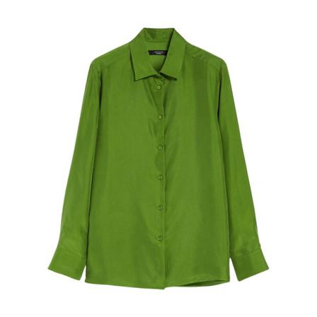 Max Mara Weekend Shirts grön, Dam, Dam, Storlek: S