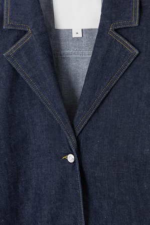 COS Femme Chemise Regular Habillée En Denim in Bleu