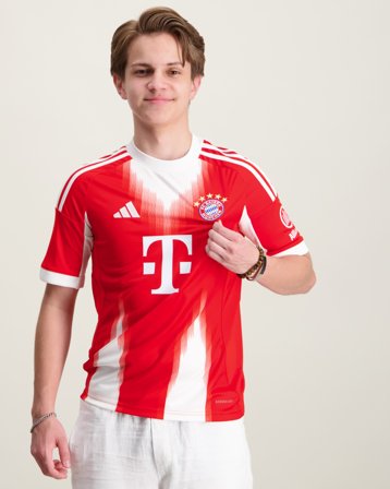 Adidas Originals Bayern München Team Jersey Rød T-shirts Dreng - Kids Brand Store
