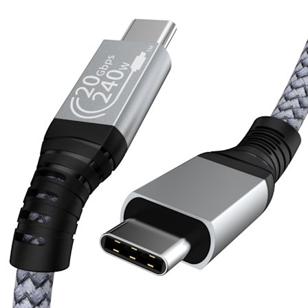 USB C-Kabel 240 W, USB 3.2-Kabel (20 Gbps)