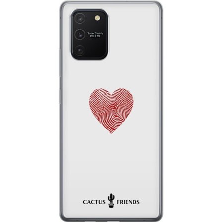 Yhteensopiva Puhelinkuori Samsung Samsung Galaxy S10 Lite Cactus and Friends - Fingerprint Love