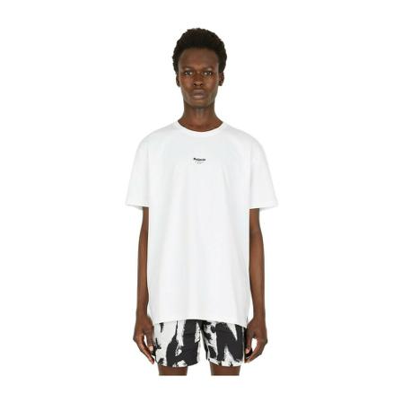 Alexander Mcqueen - T-shirts - Vit - Herr - Storlek: M, Herr, Storlek: M