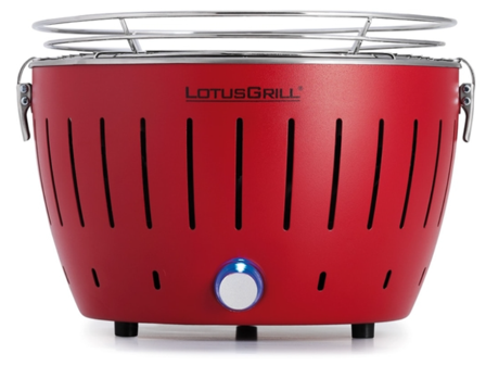 LotusGrill Mini Røykfri kullgrill Rød Ø26cm G280