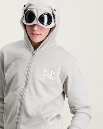 C.P. Company ZIP SWEATSHIRT/HOOD Grå Hettegensere/Hoodies Gutt - Kids Brand Store