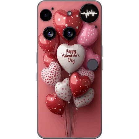 Yhteensopiva Puhelinkuori Nothing Nothing Phone (3) Ystävänpäivän ilmapallot