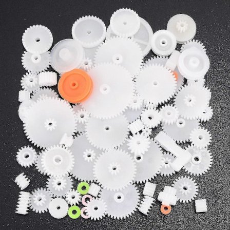 64 stk Plastgir, Hjul, Hyls og Stativ