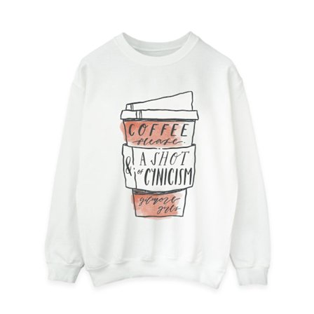 Gilmore Girls Dam/Dam Kaffe Tack Tröja 5XL Vit