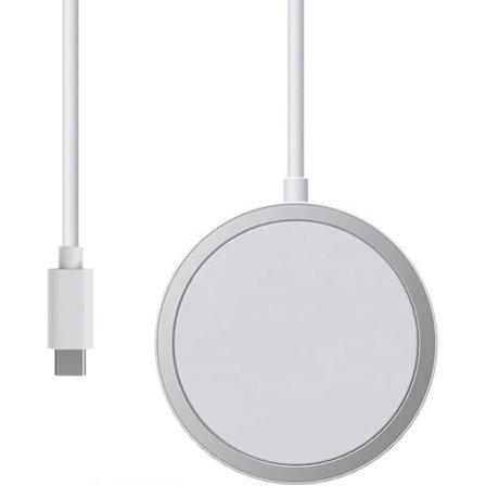 Opdateret version - til iPhone 14 trådløs oplader [MFi-certificeret] til iPhone trådløs oplader, 15W USB-C hurtigopladningskabel
