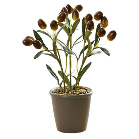 Hedelmäpuiden ruukkuistutukset, luovia koriste-esineitä työpöydälle,