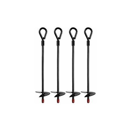 Markankare för tunga förhållanden 15" Drill Guard Trampolinmarkankare (4-pack)