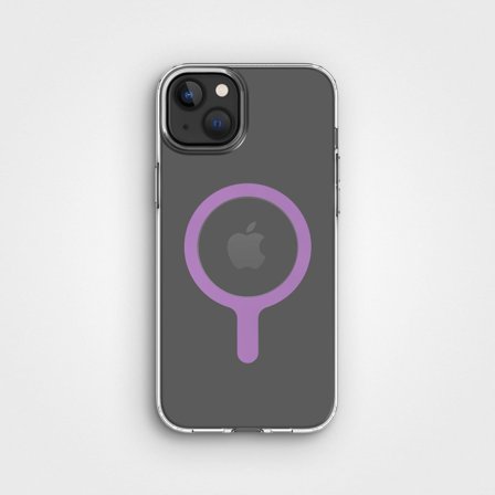 Syren Lylac - Abnehmbarer MagSafe-Ring & Klares Handyhüllen-Bundle, iPhone 15 Plus