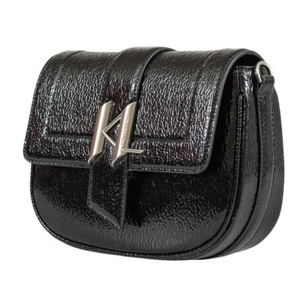 Karl Lagerfeld, shoulder bag Zwart, Dames, Maat:ONE Size,leer