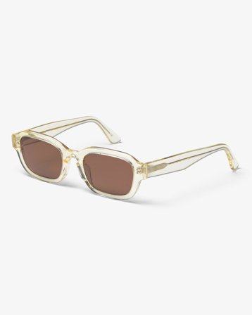 Sunglass 01 - Soft Yellow - Brown - One Size