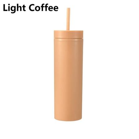 16 Oz Akryl Skinny Tumbler Vannflaske Lett Kaffe
