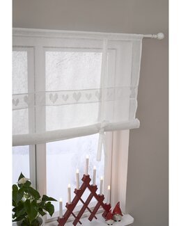 Roll up Joulusydän Valkoinen