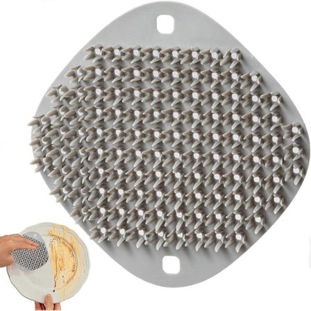 Grøntsagsbørste, Fleksibel Opvaskebørste, Frugtbørste, Kan hænges op (FMY)