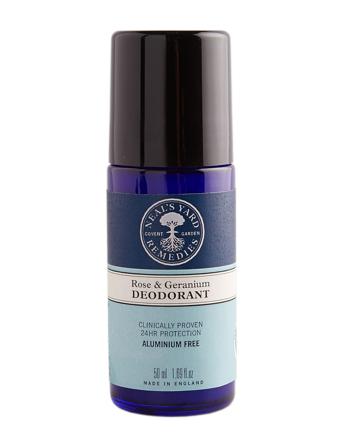 Rose & Geranium Deodorant Roll On Deodorant Roll-on Nude Neal's Yard Remedies*Betinget Tilbud