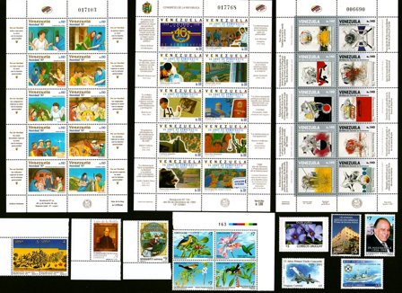 Tristan da Cunha, Uruguay, Venezuela - Frimærkepakke - Postfrisk