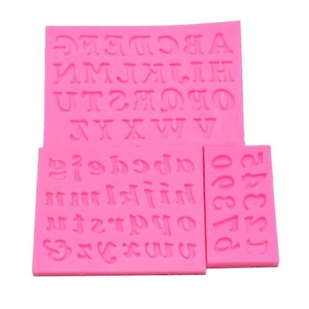 3 stk Bokstav- og tallanheng Melding Harpiksform Epoksyharpiks Smykkefremstillingsverktøy_max