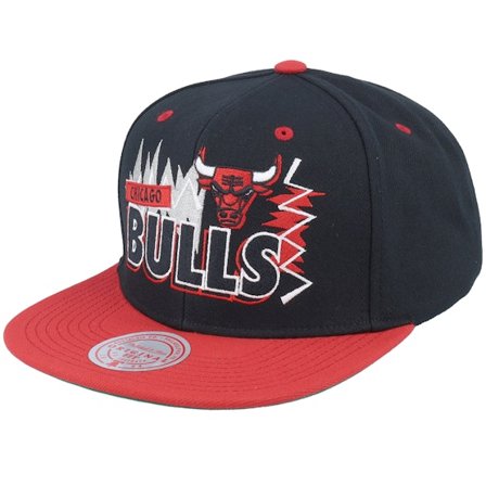 Mitchell & Ness - NBA Noir snapback Casquette - Chicago Bulls Buzz Black/Red Snapback @ Hatstore