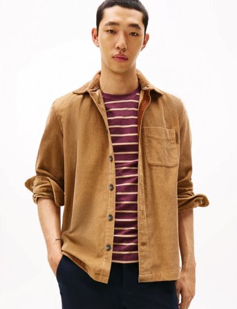 Tommy Hilfiger Corduroy Rlx Overshirt - Beige - L