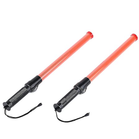 2-pack 53 cm Signal Trafiksäkerhet LED-ljus Trafikstavar För Parkeringsguider-Yvan AMP