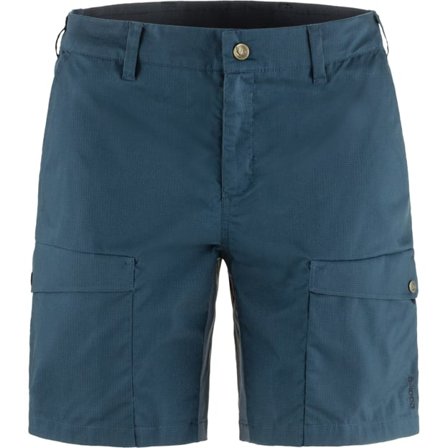 Fjällräven Abisko Hybrid Trail Shorts 44 - female - Navy/Bleu - Shorts & Jupes