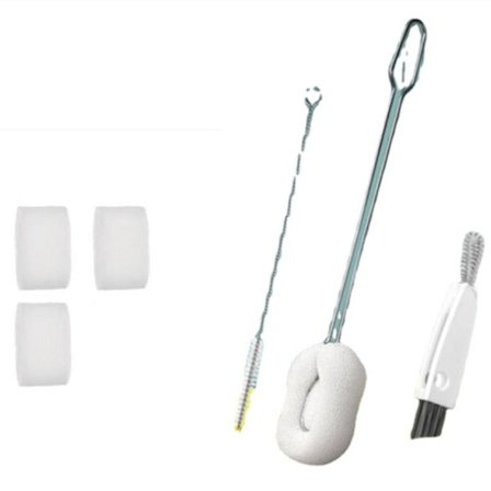 6 stk flaskerengjøringsbørstesett Tiny rengjøringsbørstesett flaske