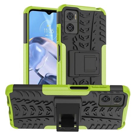 Offroad Motorola Moto E22 / Motorola Moto E22i skal - Grön