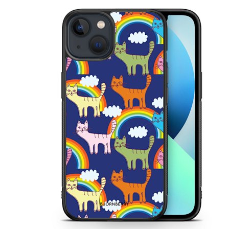 Bjornberry Skal iPhone 13 Mini - Katter & Regnbågar