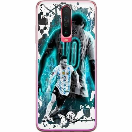 Xiaomi Redmi K30 Genomskinligt Skal Messi