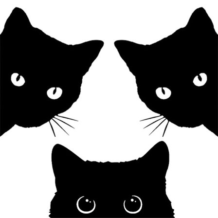 Autotarrat kiinteä KISSA autotarrat kurkistava musta kissa auton ikkunatarrat naarmuuntumattomat tarrat koristeelliset tarrat, 3 kpl