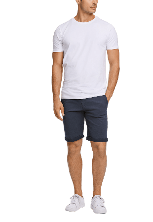 Lindbergh Superflex Chino Shorts Byxor Herr Blå XXL