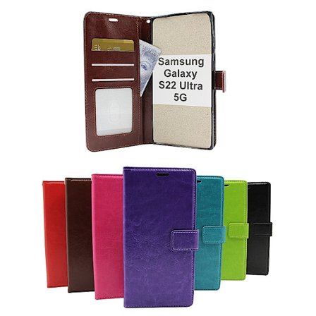 Crazy Horse Wallet Samsung Galaxy S22 Ultra 5G